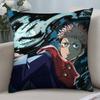 J-Jujutsu Kaisen Ryomen Sukunas Pillow Case Short Plush Pillow Covers Sofa Decor Gift Home Double-Sided Printing Cushion Cover