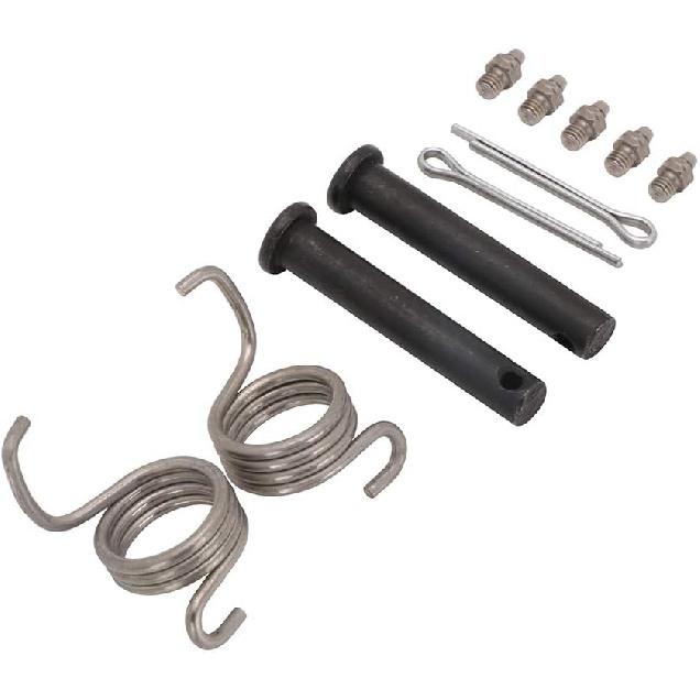 Dirt Bike Fußrasten mit Federn, CNC T6 Aluminium Dirtbike Fußrasten Pedalrasten für KLX300R 97-07 20-24/KLX300 20-23/KLX250 06-20/KLR650 87-07/KLX250S
