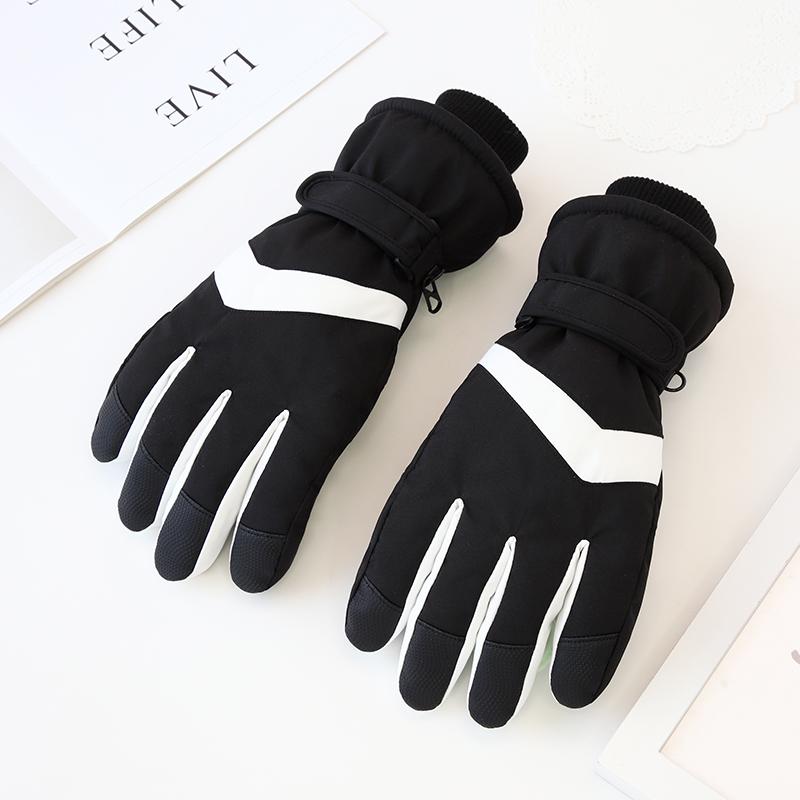 Wholesale Custom logo Women Men Winter Skiing Waterproof Snowboard Touchscreen Warm Gloves Free