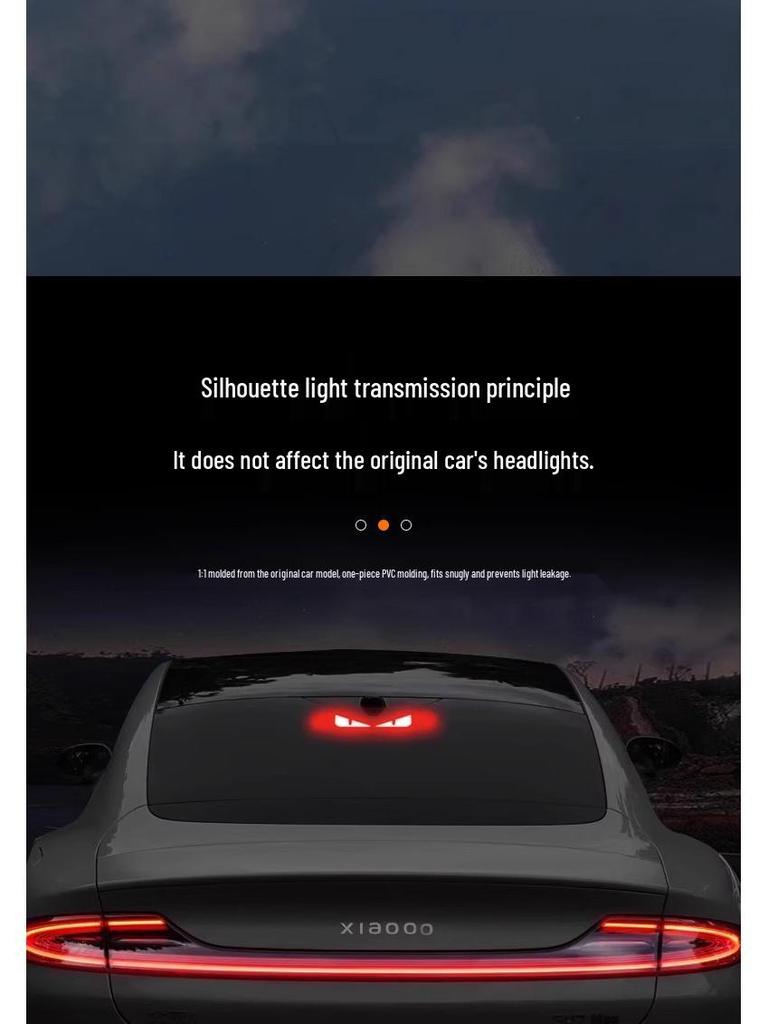 Xiaomi SU7 Brake Light Projection Board Tail Light Sticker for Personalized Modification