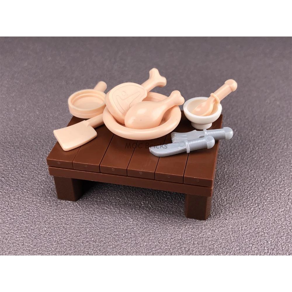 

Набор Распродажа MOC Кирпичи Кухня Инструмент для еды Духовка Микроволновая печь Дом Город Друзья Аксессуары Обучающие Строительные блоки Игрушки Детский подарок