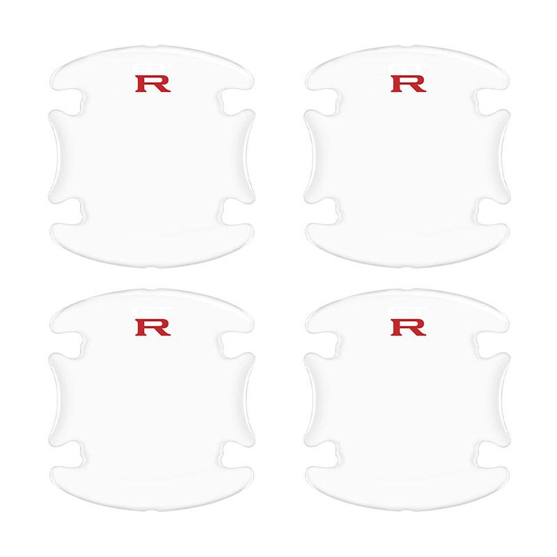4 Adet Araba Kapı Kolu Koruyucu Sticker Otomatik Styling Nissan Nismo Tiida Sylphy Teana X Trail T30 T32 Almera Qashqai J10 J11 İçin