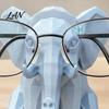 Detailed Home Accents Elephant Shape Glasses Frame, 3D Printed Hand Carved Living Room Ornament Holder, Decorative for Office Desk Intricately Decor