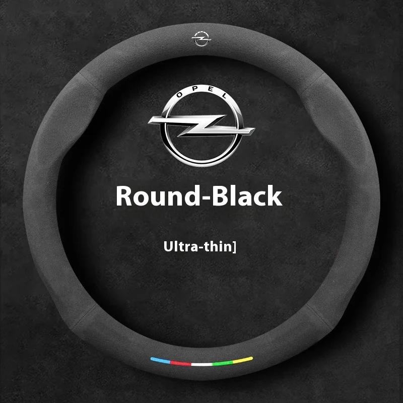 Car Steering Wheel Cover For Opel OPCline Astra Corsa Grandland Insignia Mokka Vectra GTC Tigra Vivaro Zafira Auto Accessories