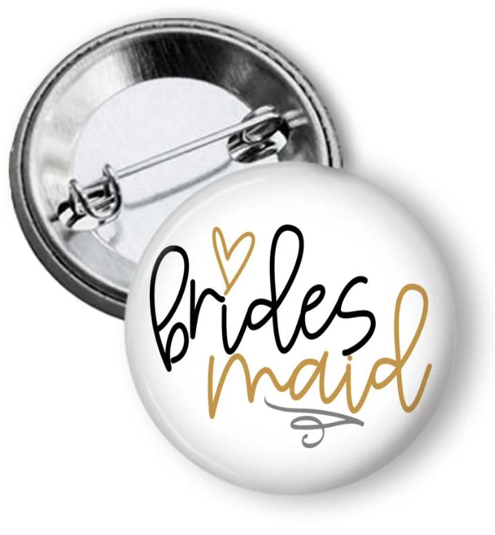 Bachelorette Party Favor Pins for Bridal Shower Wedding Party Gifts and Bride To Be Celebrations Junior Bridesmaid Button