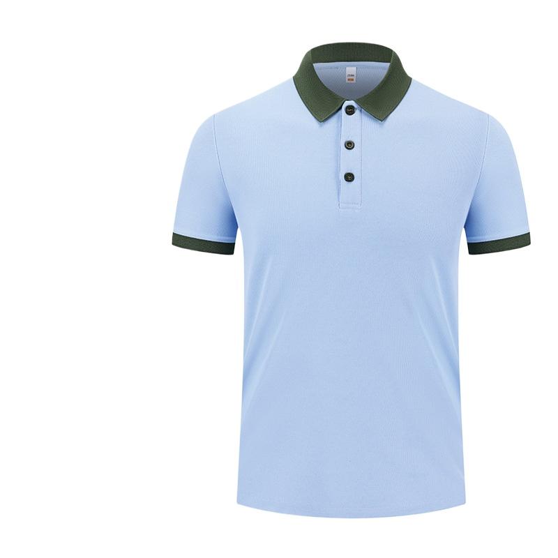 New Men's Business Casual Short Sleeve Solid Color Shirt Fashionable Warm Comfortable Four Seasons Versatile Top