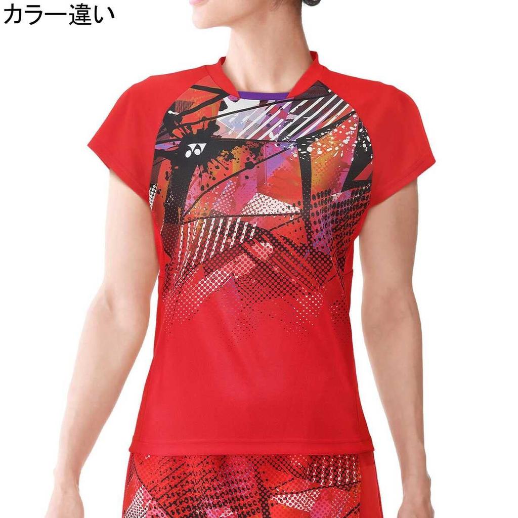 Kortermet skjorte Game Shirt Hvit M [YONEX] Dame (011)