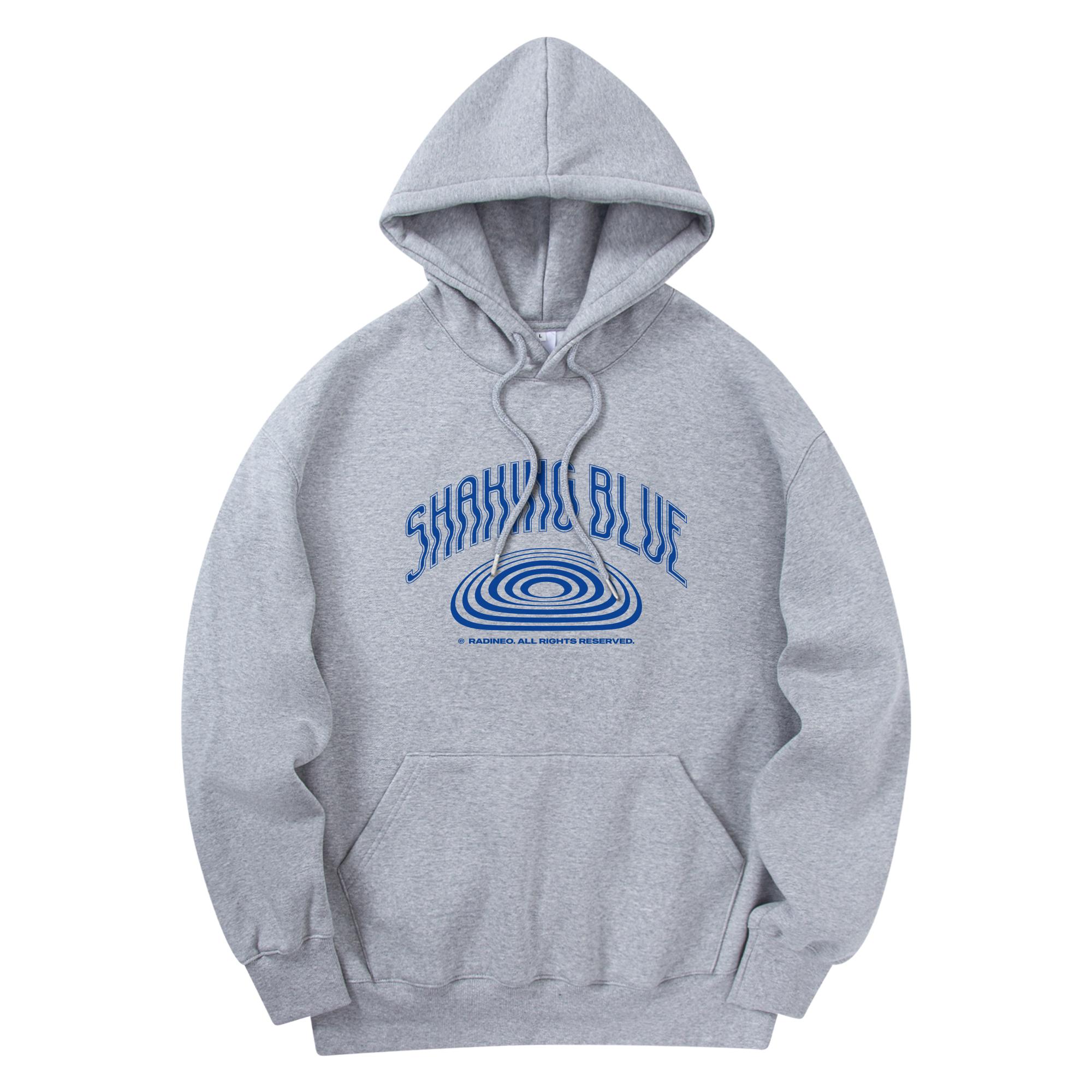 Radineo Shaking Blue Hoodie Grey Gray (Gray)/L