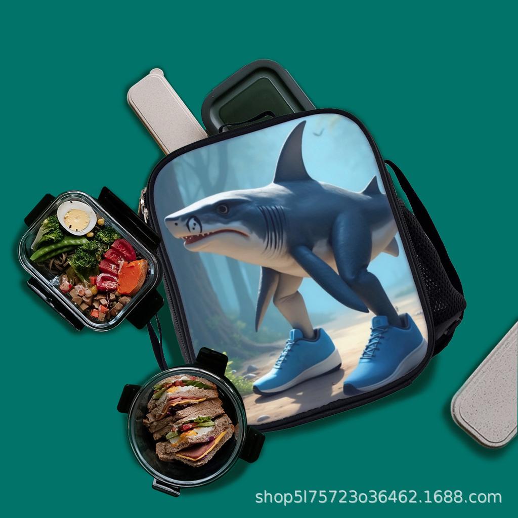 Overseas Shanhaijing Picnic Bag Unisex Student Outdoor Lunch Bag Suitable For School Trip Picnic