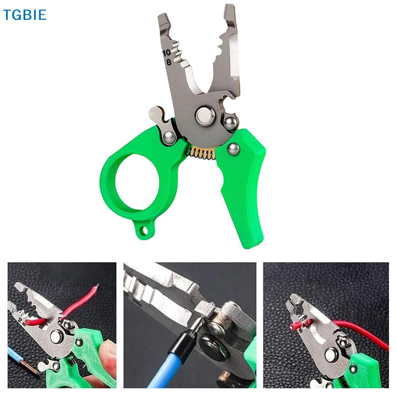 [TL][TL]Mini Multi-tool Wire Stripper,Multi-function Hand Tool For Strip, Split, Trim, And Crimp, Cable Scissors For Home Repair