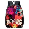 Doors Letter Roblox Anime Cartoon Lightweight Bag Children Backpack School