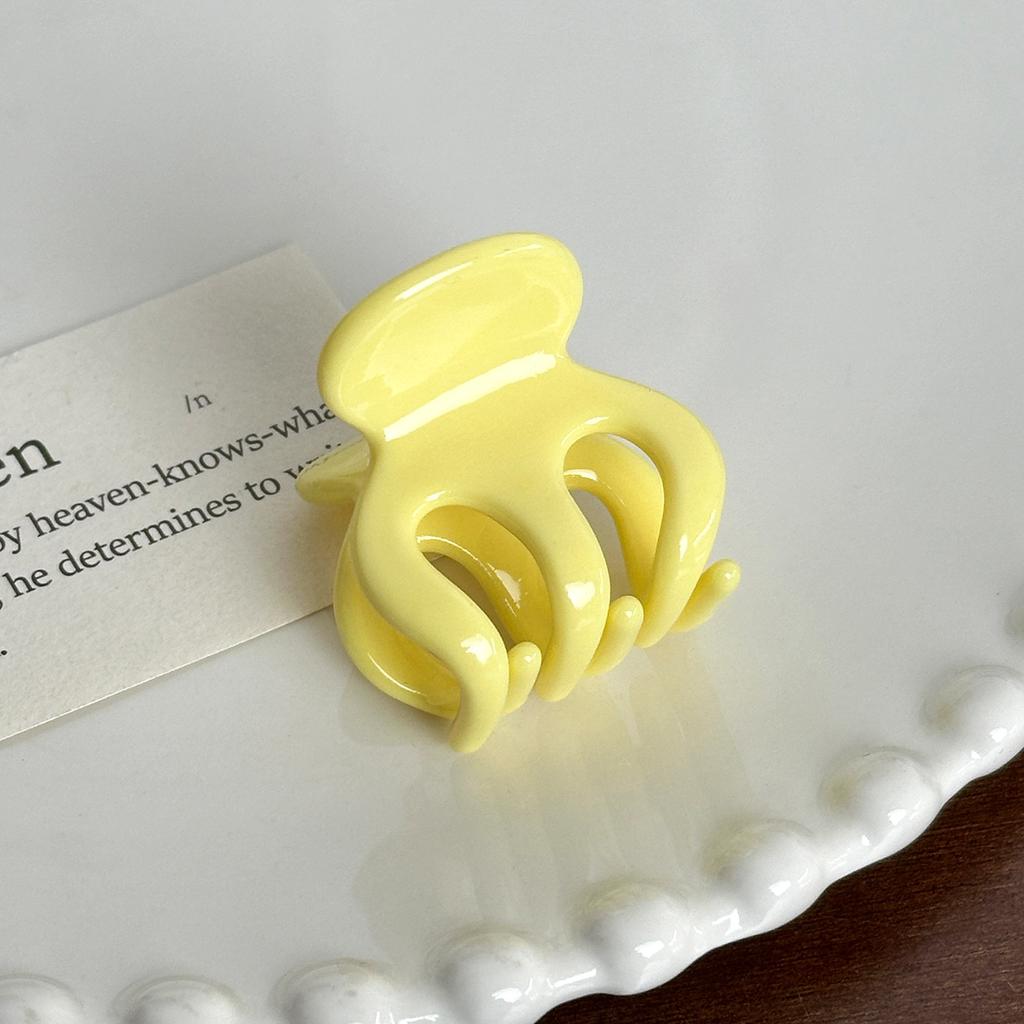 Retro Acetate Hair Claw Clips Sweet Small Hairpins Crab Clamp Barrettes for Womens Girls Trendy Ponytail Holders Party Accessory