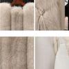 Fashionable Women Faux Fox Fur Vest Short Winter Coat Outerwear
