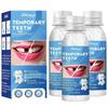 3Pcs Resin Tooth Repair Glue Shapeable Teeth Gaps Filling Solid Glue Temporary Teeth Repair Falseteeth Glue Safety Dental Supplies
