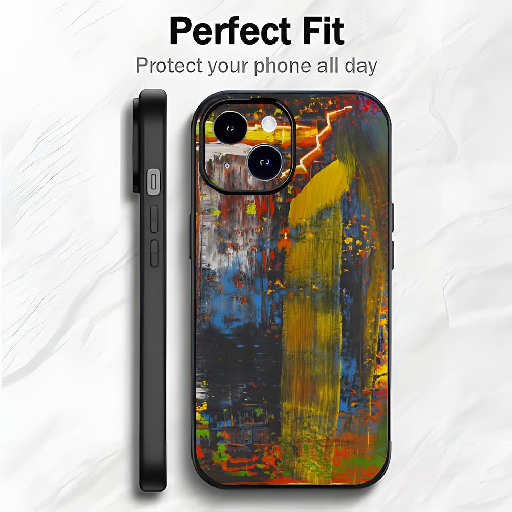 Moderne Abstrakte Kunst G-Gerhard Richter Handyhülle Handyhülle Weiche Verpackung Leicht Für iPhone17 16 15 14 13ProMax