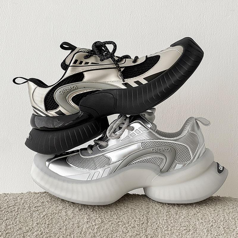 3866 streamer retro dad shoes platform heightened men's and women's autumn and winter new casual outdoor sports mesh shoes