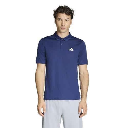 Adidas Men's Workout Essentials Base Polo Shirt, Climacool Athletic Short Sleeve Polo, Black, Size 3L (DE092 KA3563)