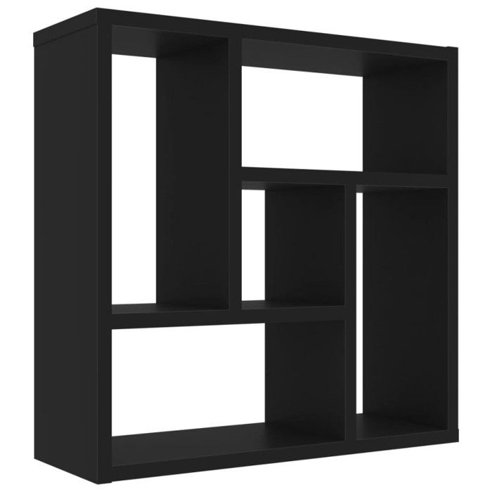 VidaXL Étagère murale Noir 45,1x16x45,1 cm Bois d ingénierie 802949