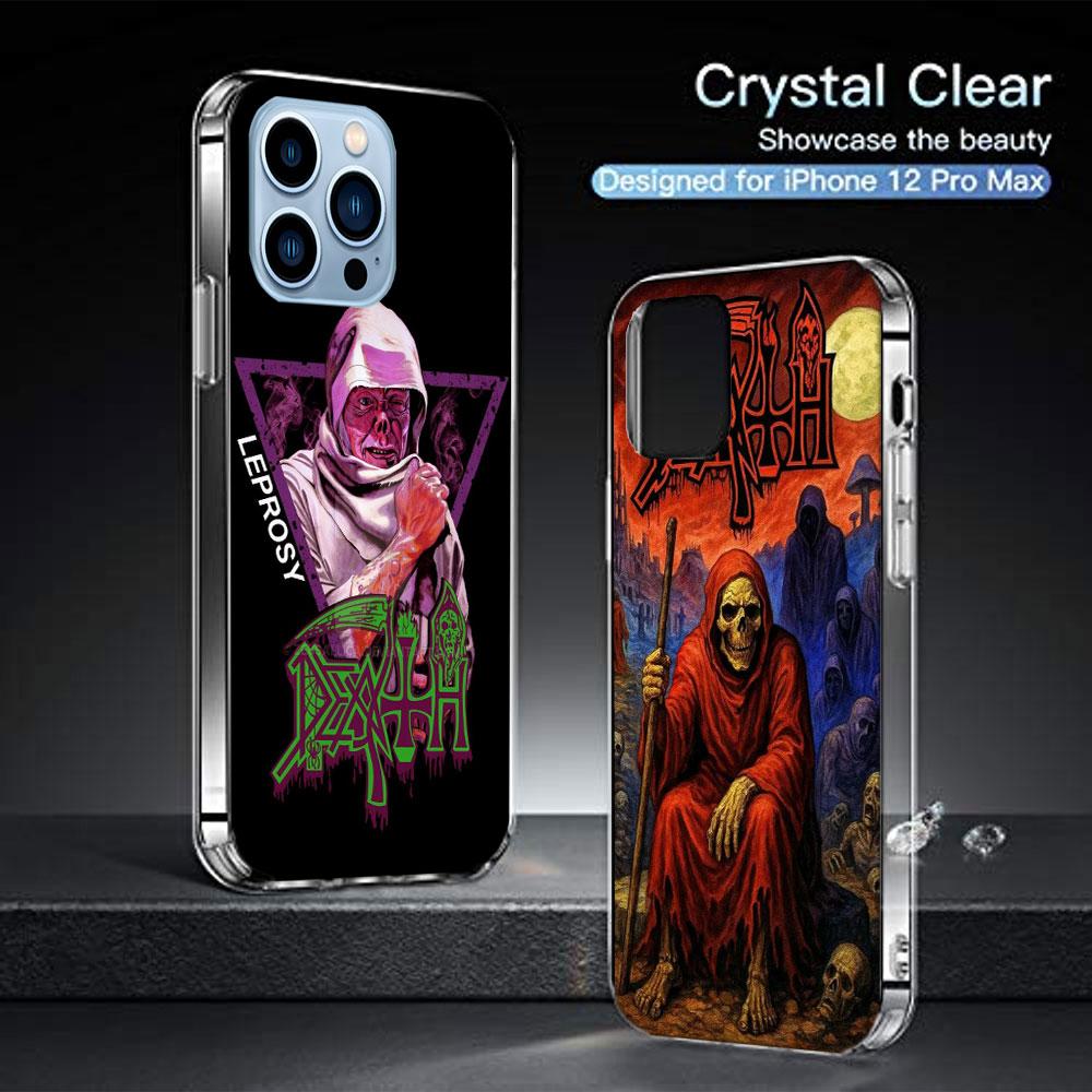 Metal Band D-Death Cases Phone Case For Iphone 17E 16E 17 Air 16 Pro Max 15 Pro 14 Plus 11 13 12 Mini Cover Cases Compatible wit