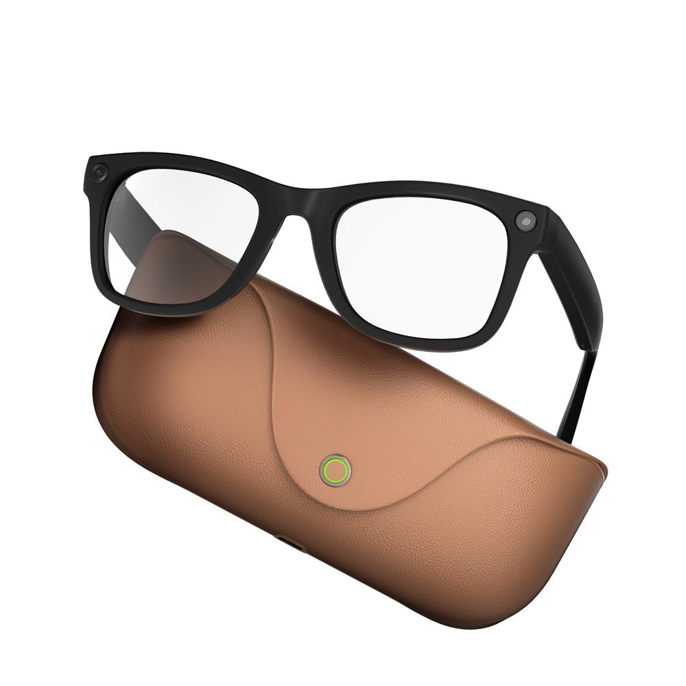 Occhiali Smart MT5 Ultra con Fotocamera da 800W Pixel, Riconoscimento Fotografico AI e Chiamate Bluetooth.