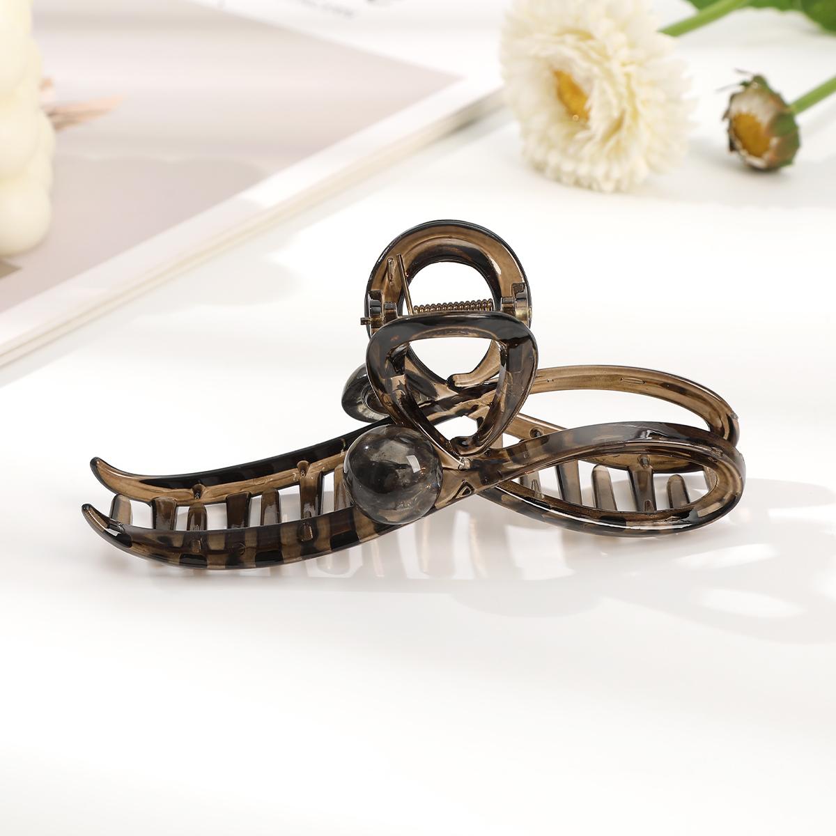 

AWAYTR Янтарно-золотистый зажим-краб для волос, винтажные акриловые заколки для волос, краб для женщин, девушки, подарок, аксессуары для волос, Валентин, головной убор