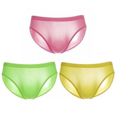 3pcs Men's Sexy Ice Silk Triangle Shorts - Icy Cool Feeling Plus Size