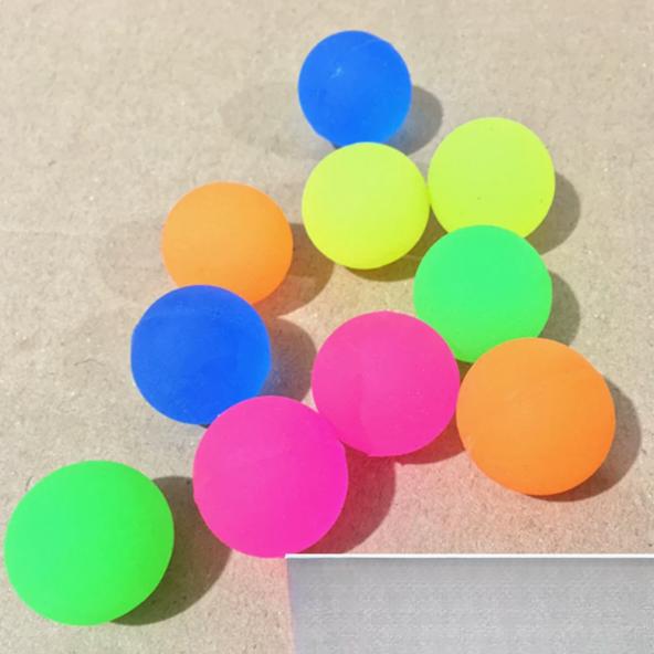 10Pcs 25mm Outdoor Bounce Ball Game Kids Party Toys Birthday Gift Giveaway Pinata Filler Halloween Christmas Carnival Party Gift