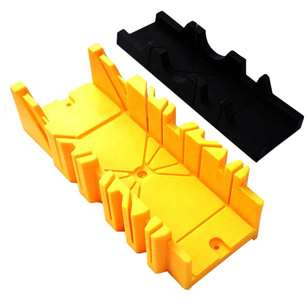 Splicing Saw Box 45 90 Degree Saw Guide Saw Box Miter Saw Box Woodworking Miter Box For Wood Tile Fixed Screw Hole