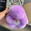 Cute Plush Bunny Keychains Fluffy Rabbit Pendant For Purse/Backpack Cute Gift For Kids  Girls