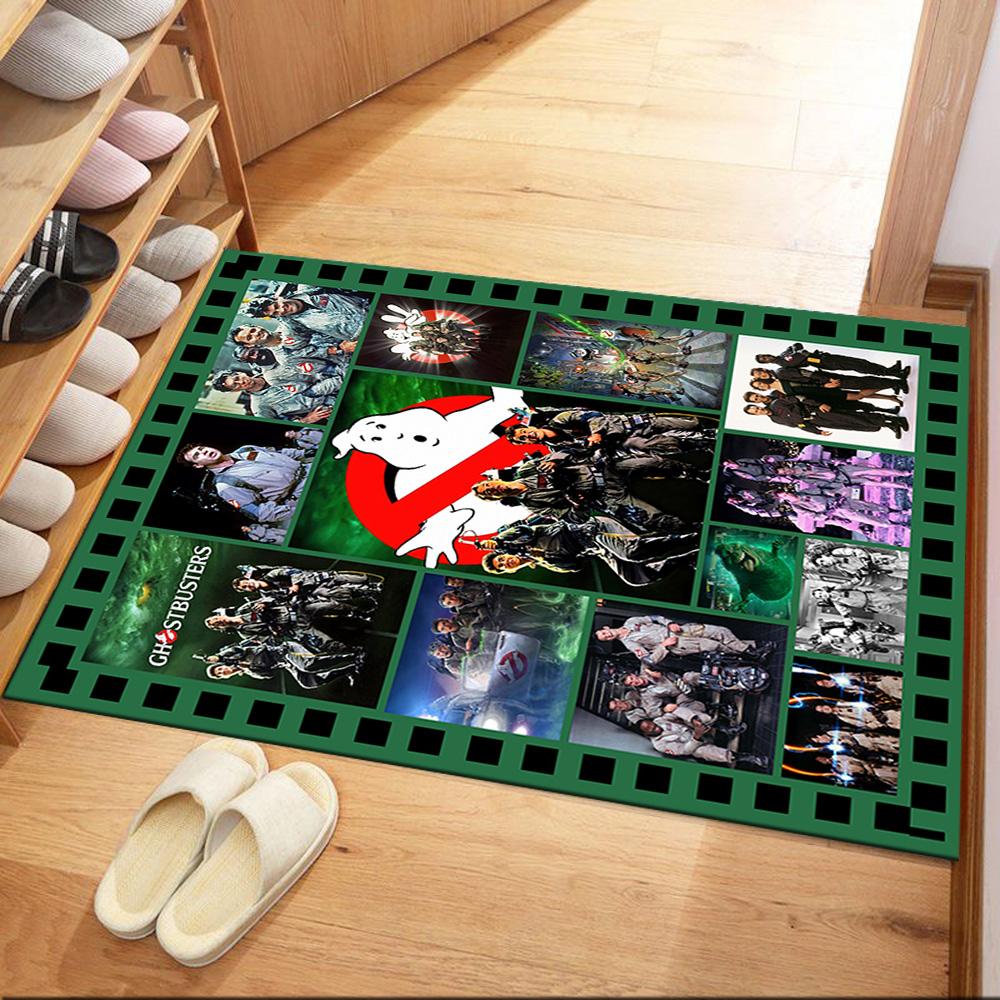 Ghostbusters Movie Compilation Square rugs are a great choice for living rooms, bedrooms, home décor, and as gifts.