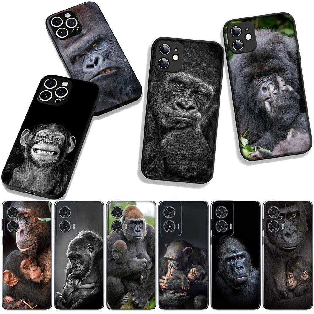 Cover for Xiaomi Redmi Note 14 12 13 ProPlus A4 A3 Pro Plus 12C 13C 14C 5G Phone Case Animal Monkey Gorilla Ape Baby