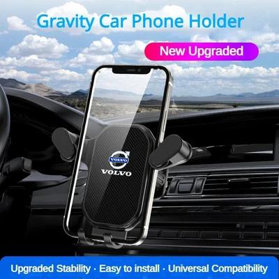 Grawitacyjny Uchwyt na Telefon Samochodowy dla Telefonów Komórkowych 4,7-7 cali Dla Volvo Polestar AWD V50 S60 C30 S60 XC60 S40 XC40 XC90 V60 S80 S90 V90