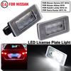 Led License Plate Lights For Nissan Qashqai MK3 J12   Serena MK5 C27 2016-up For Dacia Duster 2 2018-up Auto Tail Lamps