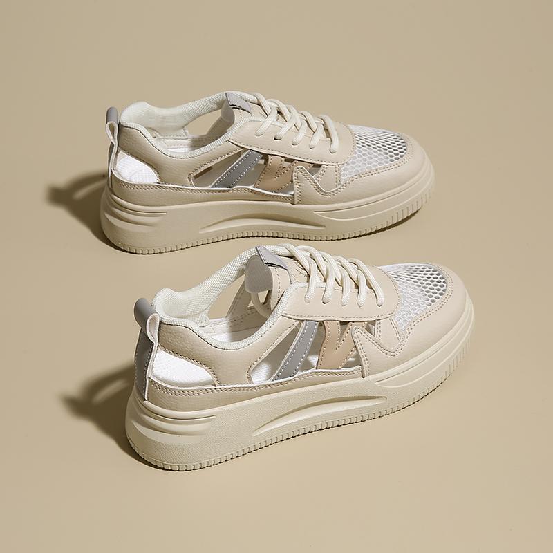 CRLAYDK Fashion Women's Sneakers Hollow Out Casual Tennis Summer Breathable Sports Shoes Mesh Walking Anti Slip Trainers