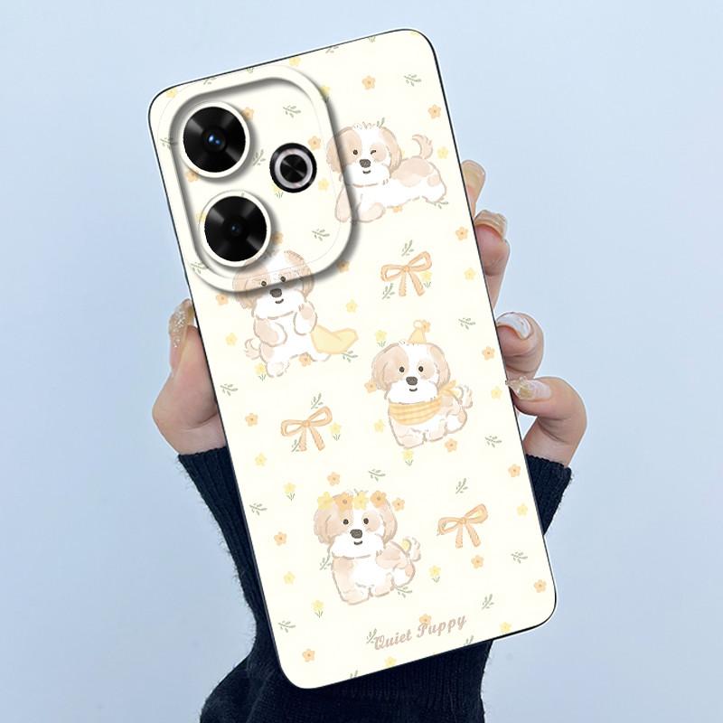 Hülle Für Xiaomi Poco M6 4G Redmi 13 4G 13 5G Niedlicher Panda Süße Mädchen Katzen Silikon Weiche Rückabdeckung Stoßstange Schlanke Schutzhülle