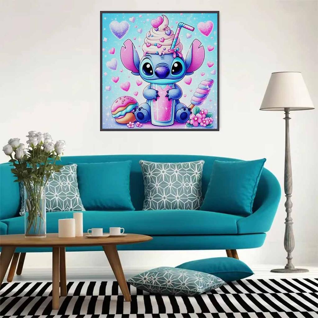 DIY Diamond Painting Round Diamond Stitch Drinking A Beverage Full Diamond Mosaic Home Decoration Painting Cross Stitch Kit