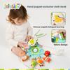 Baby Animal Hand Puppet With Teething Gel For Sleep And Sensory Development