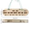 Climbing Rock Board Wooden Finger Grip Pull Up Climbing Hanging Board Grip Strengthener Forearm Exerciser Home Wall Board