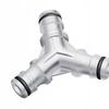 Original Stalco Garden XTR Aluminum Triple Hose Connector Y-Splitter - S101010045