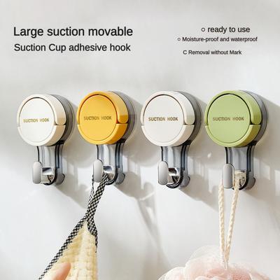 Powerful Vacuum Suction Cup Hook Without Punching, Universal Removable Adhesive Hook In Kitchen, Bathroom and Bathroom