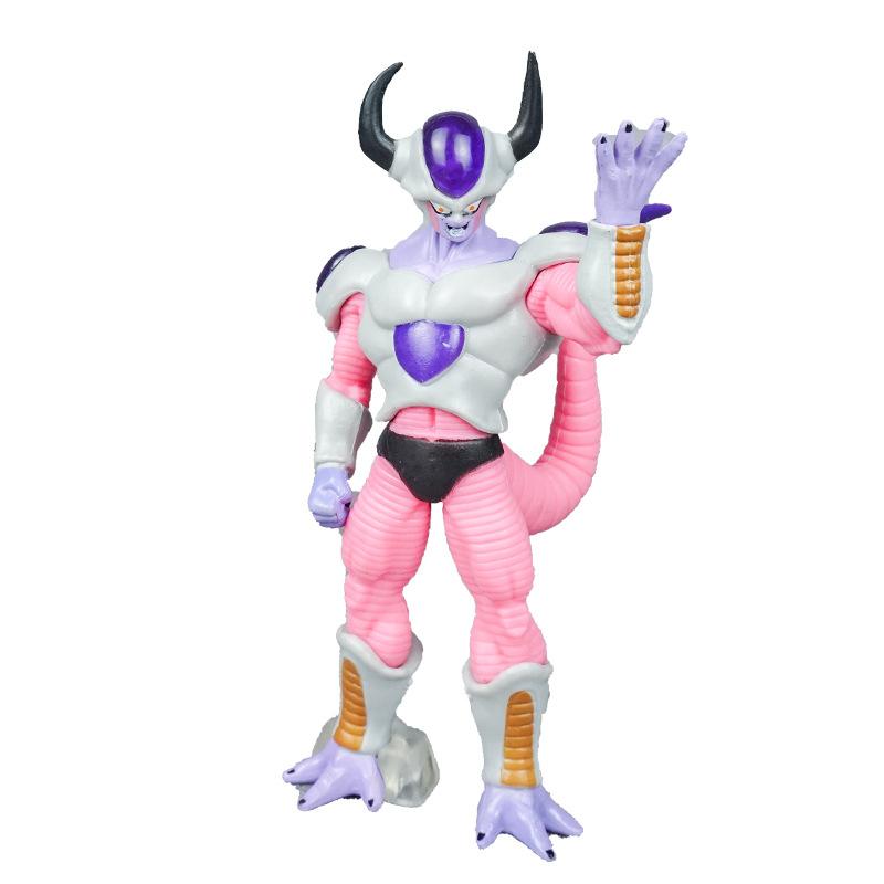 8pcs/Set Dragon Ball Frieza Figure Freezer Third Form Figurine Action Figures Collection Model Toys Gifts Z PVC Round Sensory Compression Bouncy