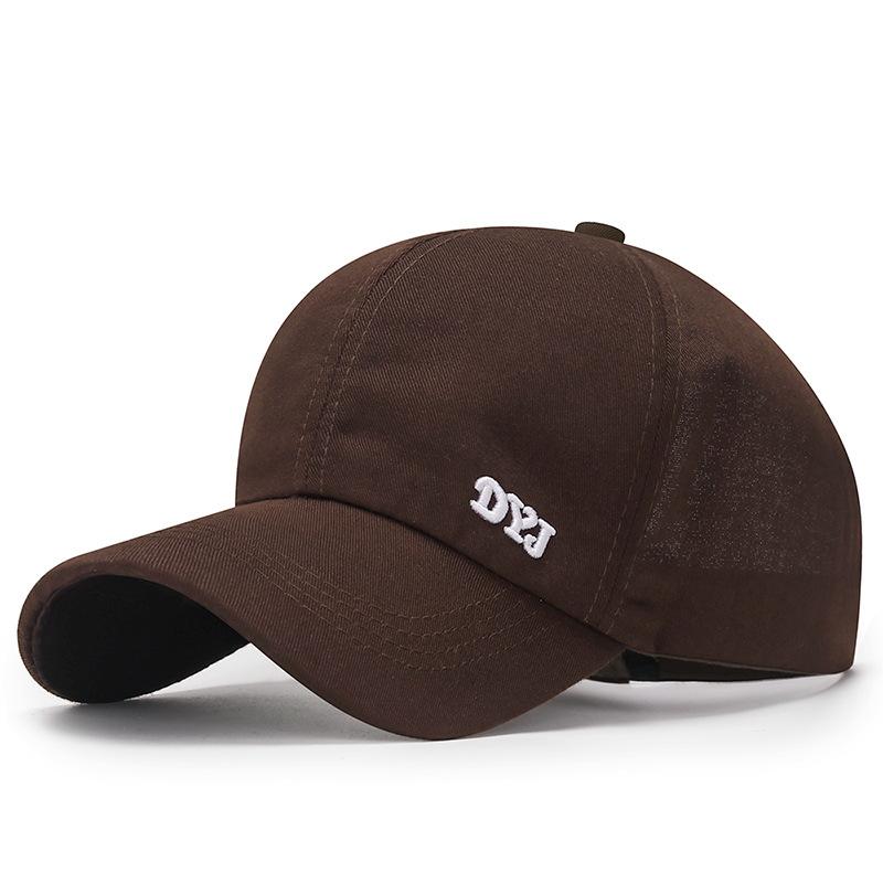 A High Ponytail Baseball Cap for Women's Summer Sun Protection with A Duck Tongue and A Hollow Top