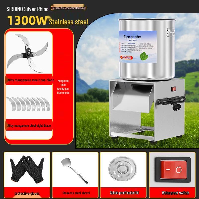 Gemüseschneider & Geflügelfutter-Mühle aus Edelstahl