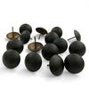 Let's Decorate 50PCS 1 Inch Matte Black Upholstery Tacks, Decorative Tacks for Sofa Couch, Furniture Metal Thumb Tacks, Home DIY Decorative Nail