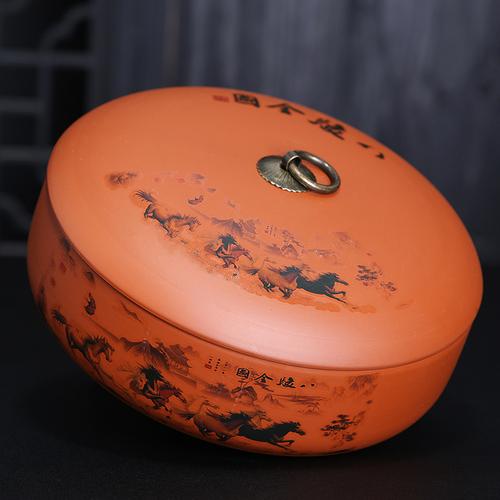 Modern Ceramic Storage Jar Pie Porcelain Sealed Jar Candy Coffee Box Moisture-Proof Porcelain Storage Tank with Lid Home Decor