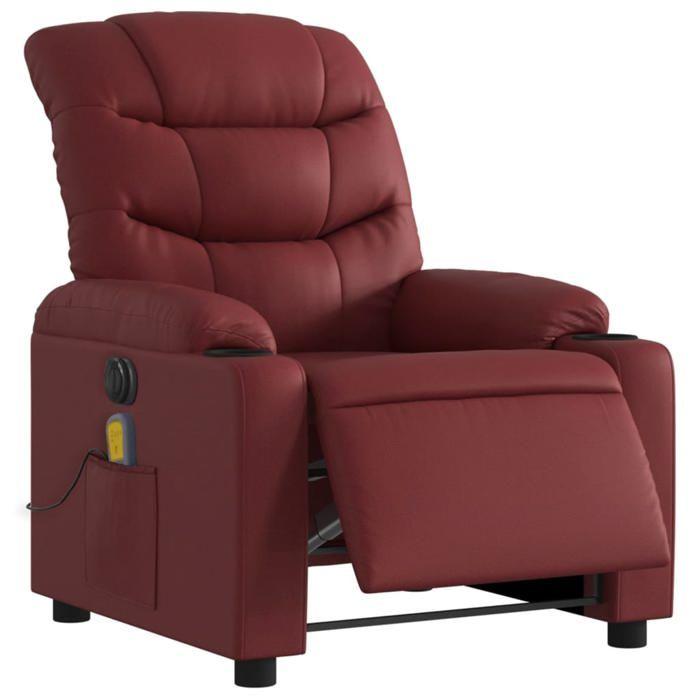 VidaXL Electric Reclining Massage Armchair, Relaxation Chair with Backrest, Seat with Armrests Living Room, Modern, 3206596