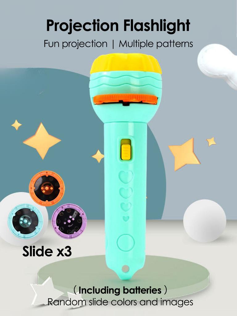 24 Patterns 3/10 Cards Cartoon Projection Flashlight Early Education Cognition Before Bedtime Story Book Puzzle Playthings designed for Children