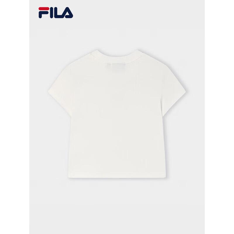 Fila Women's Slim Fit Knitted Short Sleeve T-shirt