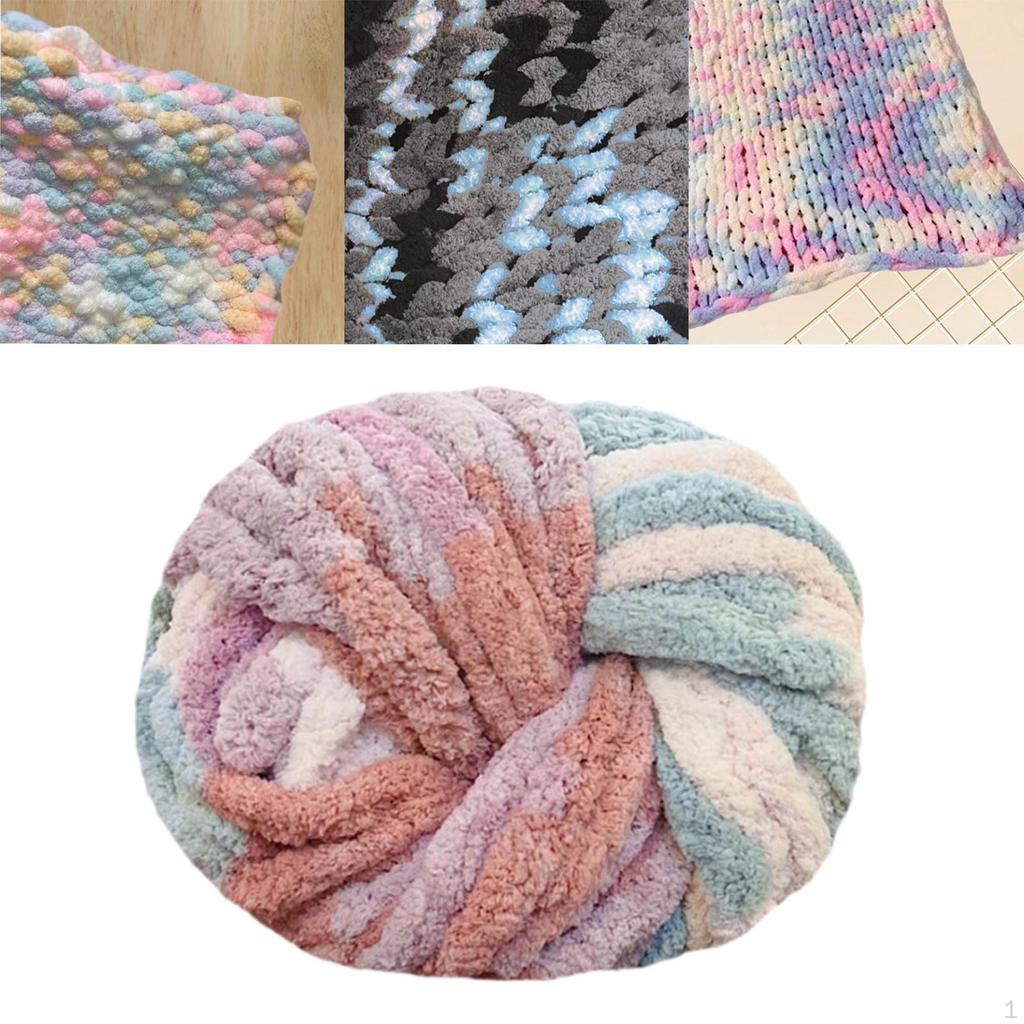 Grobes Wollgarn, voluminöses Strickhäkeln für Mützen, Matten, Pullover