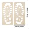 Christmas Santa Claus Painting Stencil, Creative Hollow Out Boots